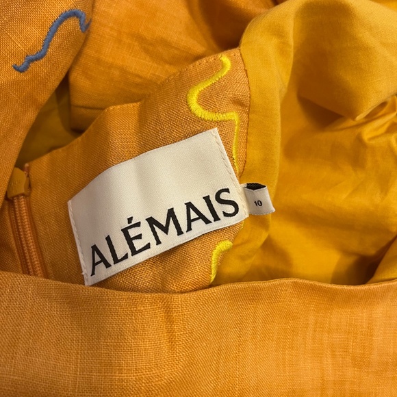 ALEMAIS Sundance embroidered puff-sleeve playsuit AU10/S - Picture 10 of 11